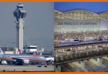 चलती प्लेन के गेट को खोल उतरे 2 यात्री