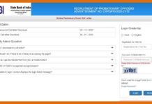 SBI PO admit card 2020 expected to be released