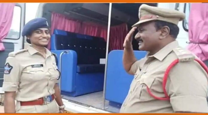 Andhra Cop Greets Duty Daughter, Viral Picture Wins Hearts