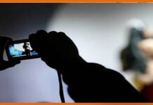 A 38-year-old man attempting to film a woman in the eatery’s bathroom; arrested