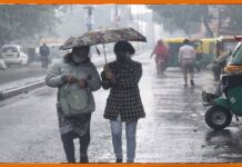 Strong rain and a hailstorm struck some areas of Delhi-NCR