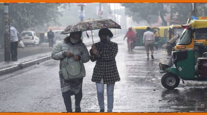 Strong rain and a hailstorm struck some areas of Delhi-NCR