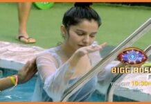 Bigg Boss 14: अपकमिंग एपिसोड जिसमें रुबीना दिलैक को स्विमिंग पूल में गिरते हुए दिखती हैं Rubina Dilaik