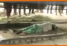 रोहतक में चलती ट्रेन से बचने के लिए महिला ने किया ये काम Rohtak