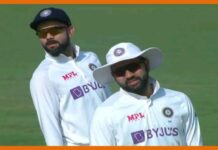 OMG! विराट कोहली ने रोहित शर्मा की तरफ़ फेंका हेलमेट Test Match1