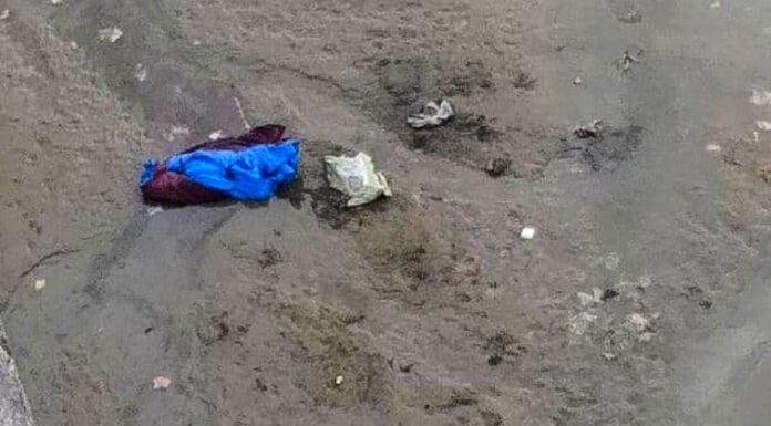 सरयू नदी किनारे मिली लावारिस लाश, रेत पर PPE किट में पैक शव को देख लोगों में संक्रमण का खौफ Dead_Body_PPE_KIT