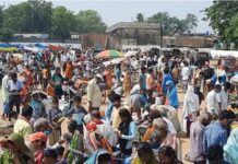 बांका के बाराहाट में लगा कोरोना संक्रमण का बाजार, 4 घंटे की छूट में लापरवाही की सारी हदें पार banka bazaar