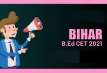 बिहार सीईटी-बीएड रिजल्ट के बाद ज़ारी हुआ काउंसलिंग कि तिथि, जानिए रजिस्ट्रेशन करने की प्रक्रिया। bihar be d entrance exam
