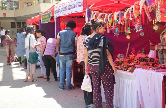 handloom stall in bihar