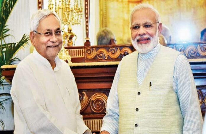 nitish kumar and narendra modi