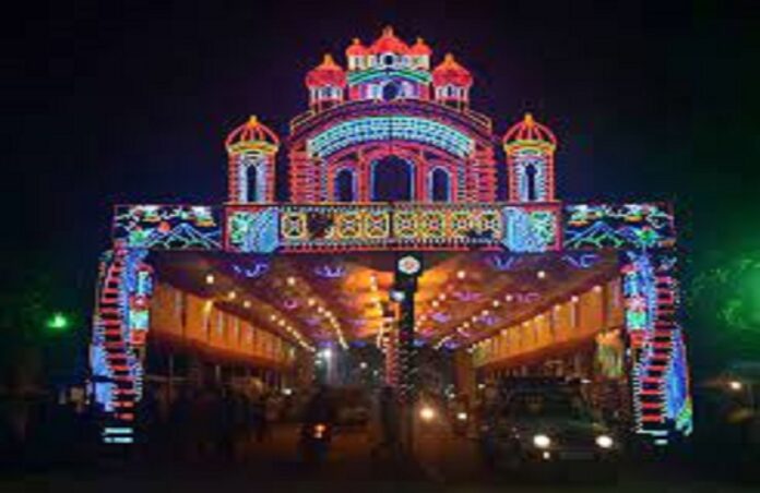 durga puja pandaal