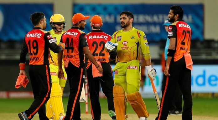 आज शारजाह में धोनी के लड़ाके भिड़ेंगे हैदराबाद के युवा ब्रिगेड से। srh and csk