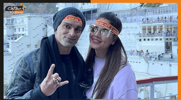 माता के दरबार में अपने पति के साथ पहुंची बिपाशा बसु bipasha