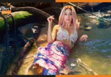 जलपरी बन पानी में अपने हुस्न के जलवे बिखेरती Nora Nora-Fatehi-Mermaid