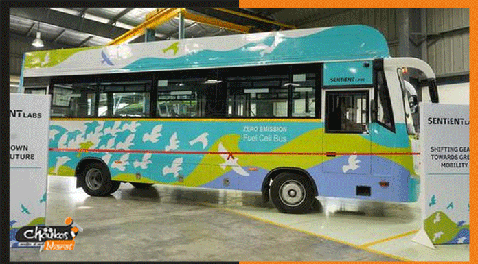 पेट्रोल के गम को धुएं में उड़ाएं, आ गई हाइड्रोजन बस hydrogen bus