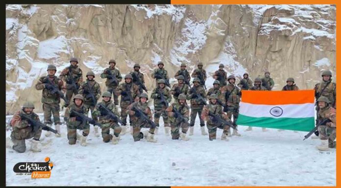 भारतीय सेना ने चीन को दिया करारा जवाब, गलवान घाटी में फहराया तिरंगा galwan-vally