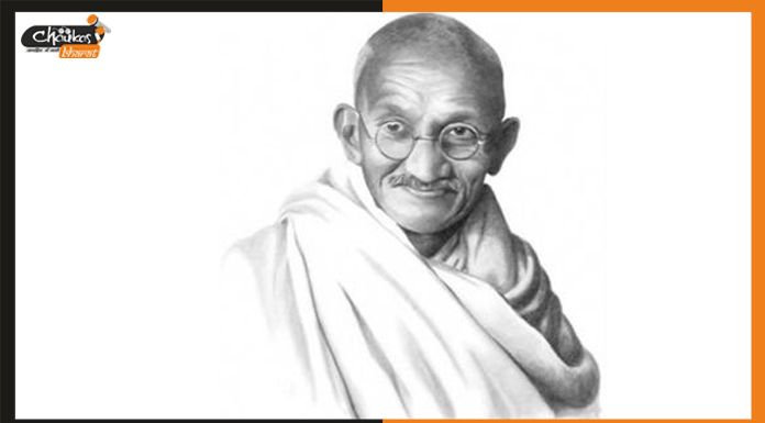 मिट्टी के कुल्हड़ से बने महात्मा गांधी, अमित शाह ने किया अनोखे चित्र का उद्घाटन mahatma gandhi