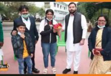 तेजस्वी से मिलने पहुंची गूगल में स्थान पाने वाली बिहार की बेटी, ऐसी रही मुलाकात sampreeti-yadav-and-tejashwi-yadav