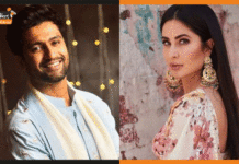 शादी के बाद Vicky-Katrina ने रोमांटिक अंदाज में मनाई अपनी पहली लोहड़ी vicky katrina
