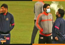 ग्राउंड पर ही सिगरेट पीने लगे ये क्रिकेटर, रेफरी ने दी सजा mohammad-shahzad