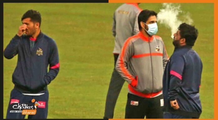 ग्राउंड पर ही सिगरेट पीने लगे ये क्रिकेटर, रेफरी ने दी सजा mohammad-shahzad