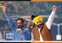 जनता से किये वादे पर लगी कैबिनेट की मुहर, हर बिल पर इतनी यूनिट फ्री बिजली Bhagwant-Mann-and-Arvind Kejriwal