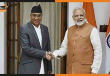 भारत को नेपाल सौंपेगा 750 मेगावाट की बिजली परियोजना Sher Bahadur Deuba
