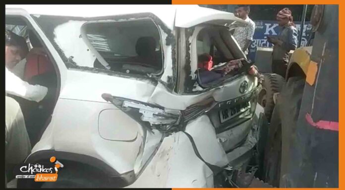 UP डिप्टी CM केशव प्रसाद के बेटे का रोड एक्सिडेंट accident