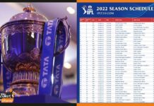 देखें IPL 2022 का पूरा शड्यूल, CSK vs KKR के घमासान से होगा आगाज ipl-schedule