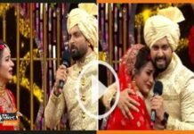 अपनी ही पत्नि को भोजपुरी में प्रपोज कर विक्रांत ने सबको किया इमोशनल monalisa-and-vikrant-singh-chauhan