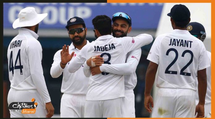 IND vs SL: जडेजा के जौहर से तीसरे ही दिन भारत ने श्रीलंका को दी करारी शिकस्त team-india