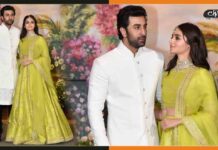 रणबीर कपूर-आलिया भट्ट ने संगीत में शाहरुख खान के गाने पर किया डांस, वीडियो वायरल RaLia