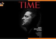 यूक्रेन के राष्ट्रपति जेलेंस्की का दबदबा, TIME मैगजीन के कवर पर छपी फोटो Volodymyr Zelensky