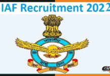 IAF Recruitment 2022: इंडियन एयर फोर्स में इन पदों पर निकली भर्ती