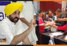 प्लेट की खातिर आपस में भिड़ गए सरकारी स्कूल टीचर और प्रिंसिपल, विडियो वायरल bhagwant-maan