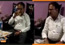 बिहार: शराब पीते कार्यपालक अभियंता का वीडियो वायरल bihar-engineer