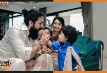 KGF के रॉकी भाई यानि यश का प्यारा विडियो वायरल yash-wirh-family