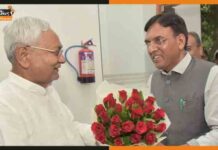 पटना एम्स को 150 बेडों का आईसीयू ब्लॉक तोहफे में देने पहुंचे केंद्रीय मंत्री मनसुख मांडविया nitish mansukh