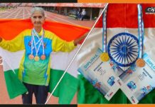 अपनी उम्र को मात देते हुए 94 साल की दादी ने जीता गोल्ड मेडल