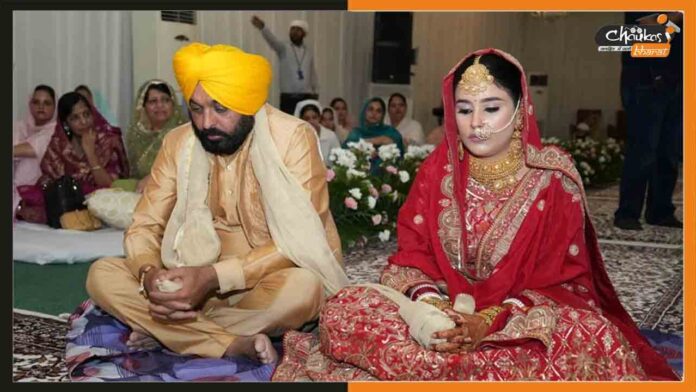 Bhagwant-Mann-and-Dr.Gurpreet-Kaur
