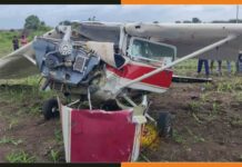 पुणे में एक एयरक्राफ्ट हुआ क्रैश, महिला पालयट घायल aircraft-crash