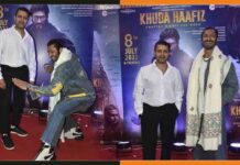 ‘Khuda Haafiz 2’ : फिल्म के प्रमोशन के लिए पटना पहुंचे बॉलीवुड स्टार विधुत जामवाल, भोजपुरी फिल्मों पे कही यह बातें khuda-Haafiz.-Chapter-2jpg