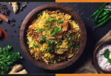 हैदराबाद में बिरयानी पर दिखा बारिश का कहर, नज़र आयी तैरती बिरयानी Biryani