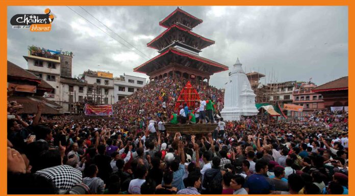 भगवान इंद्र को खुश करने के लिए इंद्र जात्रा उत्सव नेपाल में हुआ शुरू Indra Jatra