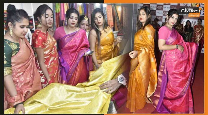 दुर्गा पूजा को लेकर सिल्क इंडिया प्रदर्शनी में आये खास कलेक्शंस, पता- तारामंडल Silk