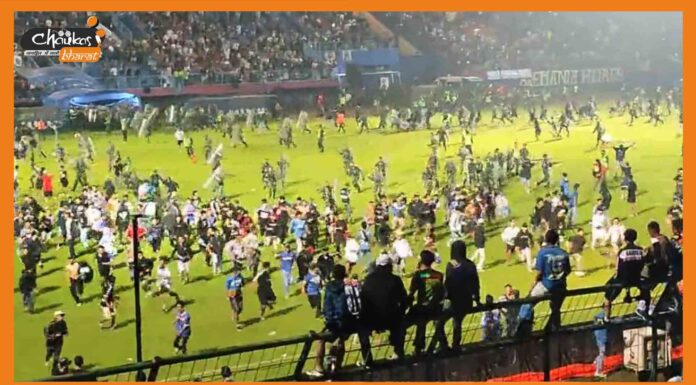इंडोनेशिया में फुटबॉल मैच के दौरान भड़की हिंसा, 100 से ज्यादा लोगों की मौत indonesia-football-stampede