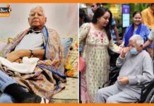 सिंगापुर में चेकअप के बाद भारत लौटे लालू प्रसाद यादव, दिल्ली में मनाई दिवाली lalu
