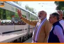 पीएम मोदी ने हिमाचल के ऊना से वंदे भारत एक्सप्रेस को हरी झंडी दिखाई modi vande bharat