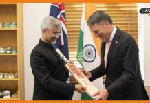विदेश मंत्री ने ऑस्ट्रेलिया के उप प्रधानमंत्री को गिफ्ट किया विराट कोहली के ऑटोग्राफ वाला क्रिकेट बैट s-jaishankar