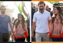 Bharat Jodo Yatra: रितेश देशमुख और पूजा भट्ट के बाद राहुल गाँधी के साथ जुड़ी रिया सेन Actress-Riya-Sen-joined-the-Congress-party's-Bharat-Jodo-Yatra-today